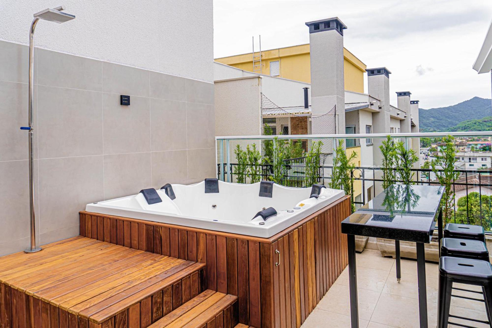 Cobertura Premium Hidro 3Quartos 2Vagas Ubatuba Buitenkant foto